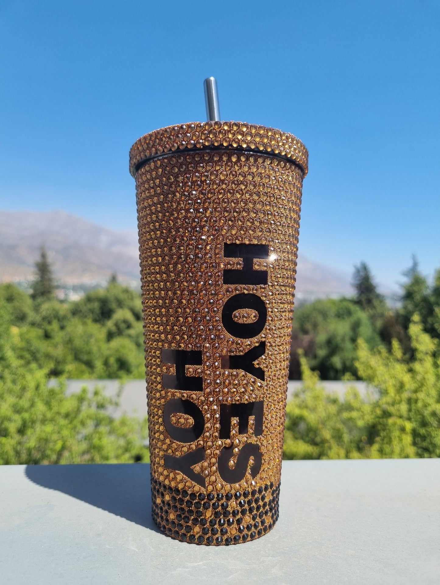 Vaso Metálico de Acero Inoxidable - Edición Pamela Díaz