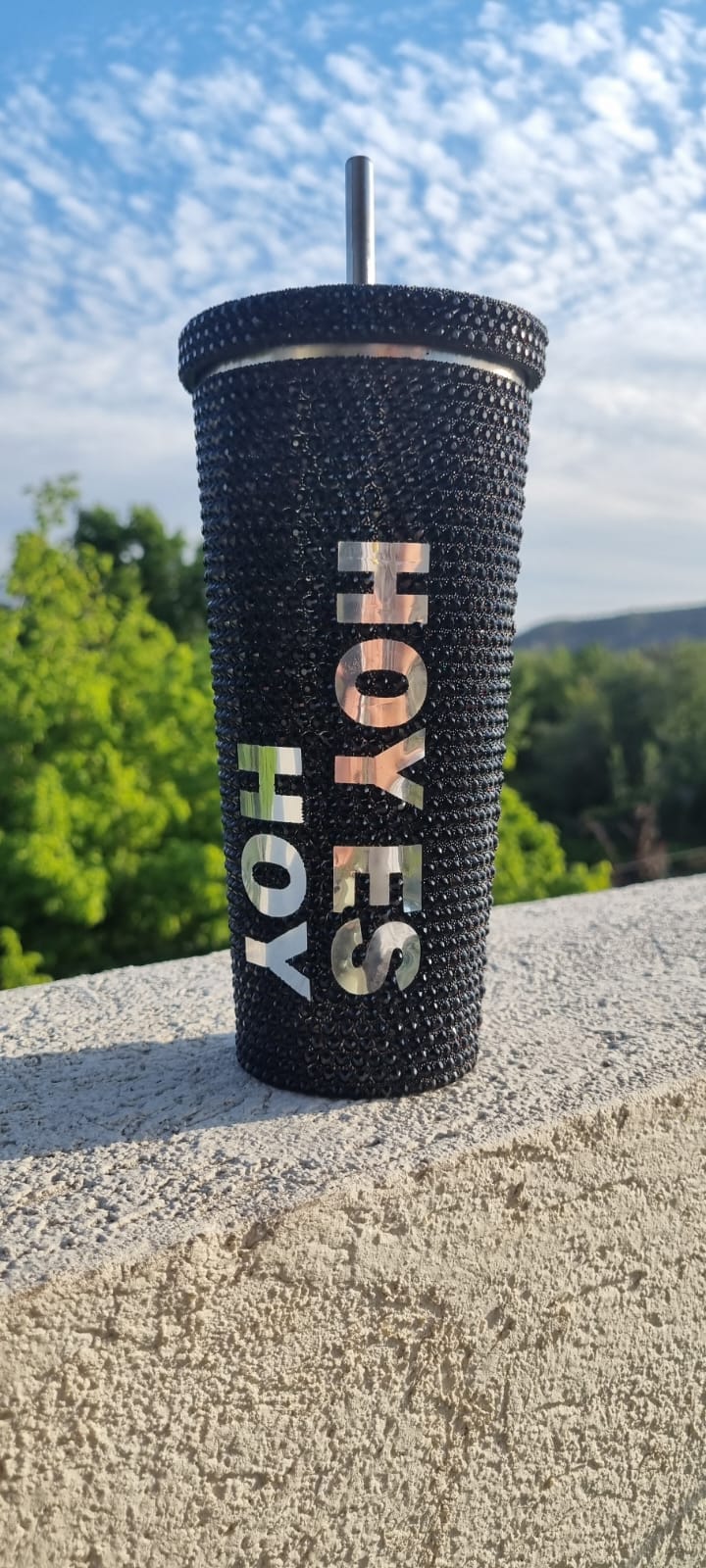 Vaso Metálico de Acero Inoxidable - Edición Pamela Díaz