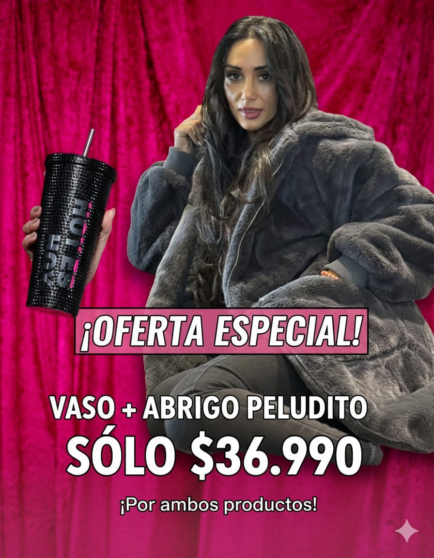 Abrigo Teddy/Peludito + Vaso "Hoy es Hoy"